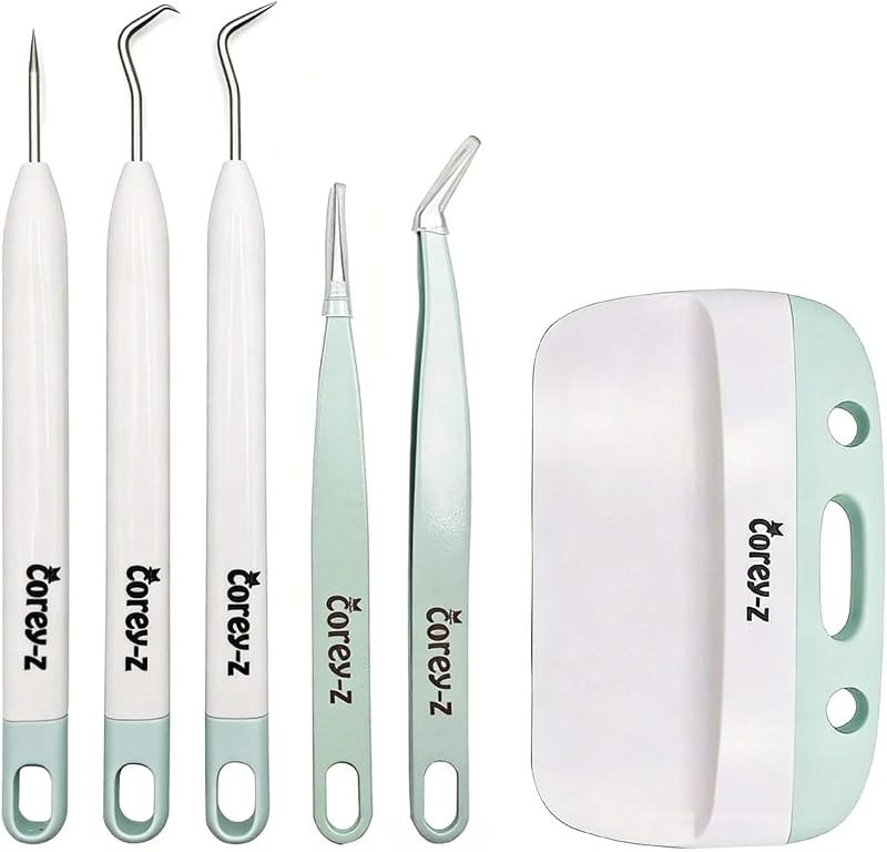 Craft Vinyl Weeding Kit,Precision Craft Vinyl Tools Set,Weeding Kits,for Cricut/Silhouette/Siser/Oracal 631 651 751