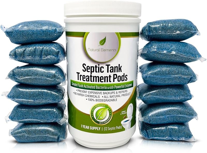 Natural Elements Septic Tank Treatment Pods — septic tank TEFU for septic tank tefu