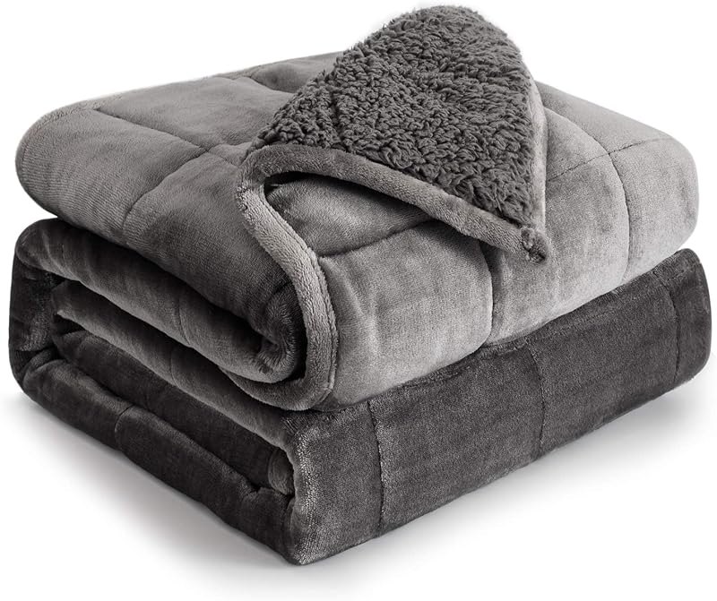 Cottonblue Weighted Blanket 15 lbs Queen Size for Adults 60x80 inches Soft — weighted blanket for tall people for