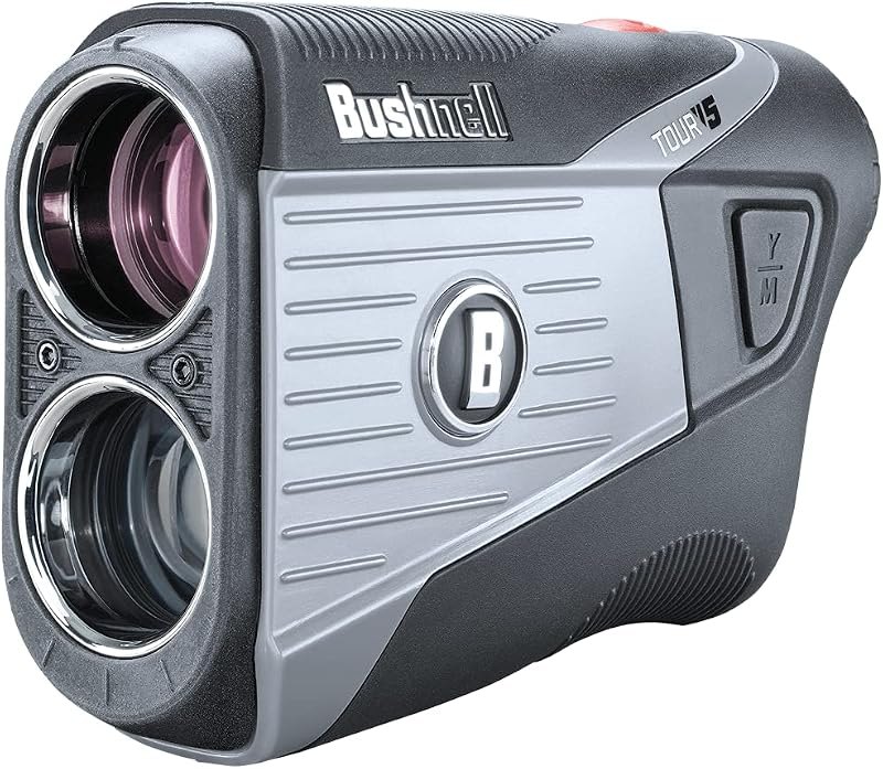 Bushnell Tour V5 Golf Laser Rangefinder, Pinseeker, Visual JOLT, BITE Magnetic Mount, Next Level Clarity and