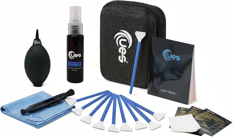UES 21-in-1 Professional Full Frame Camera Cleaning Kit with a Travel Case — cameras cleaning kit for cameras cleaning