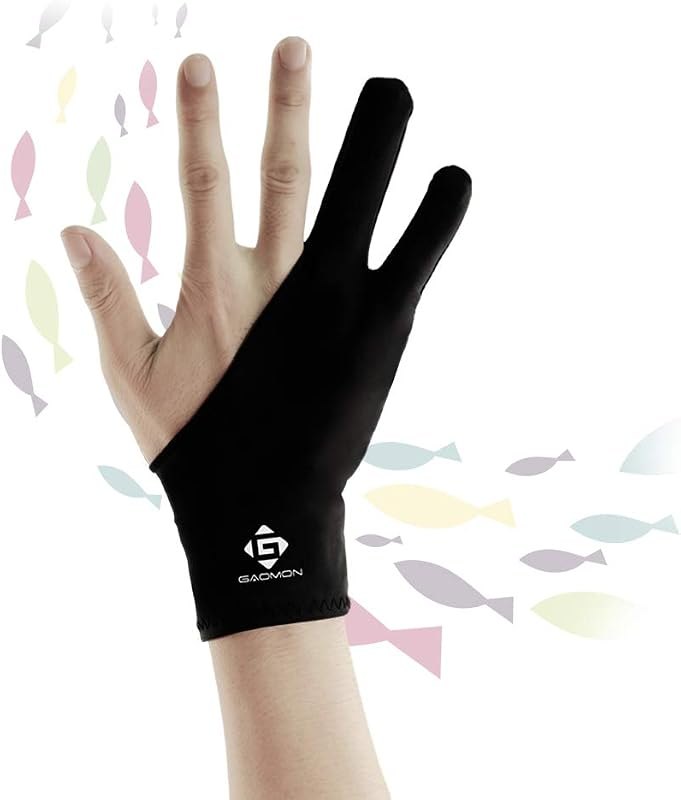 GAOMON Two-Finger Drawing Glove for Graphics Tablet and Pen Display — drawing tablet glove for drawing tablet glove