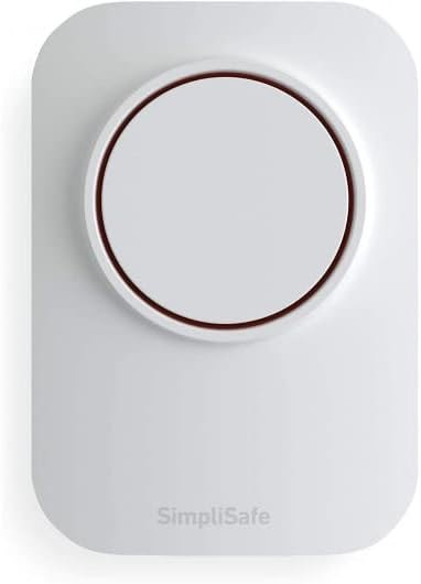 SimpliSafe 105dB Auxiliary Siren - Compatible with Gen 3 Home Security System — Smart Weather Alert System for smart