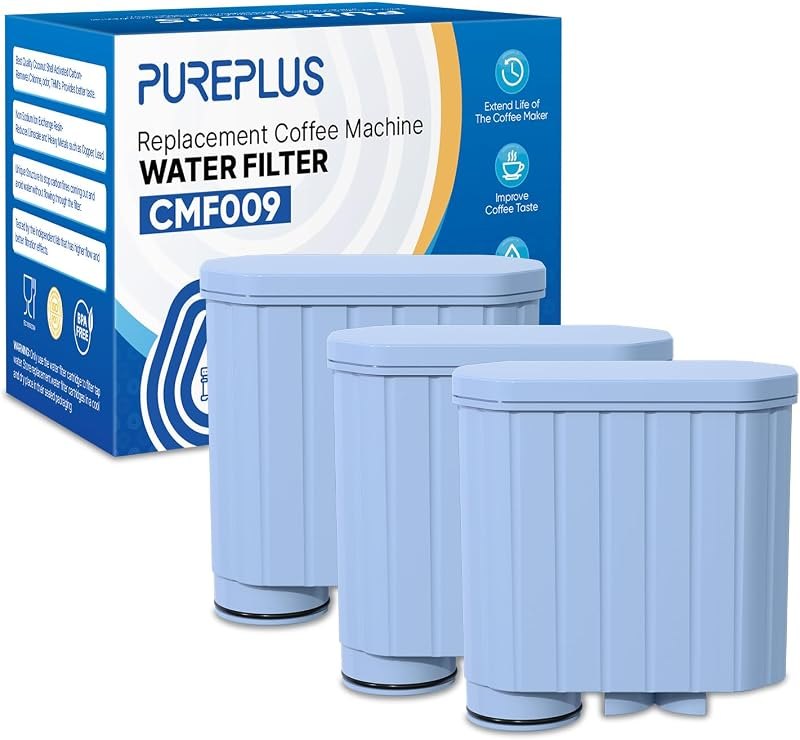 PUREPLUS Coffee Filter fits Philips AquaClean CA6903, 3 Pack — espresso machine water filter for espresso machine