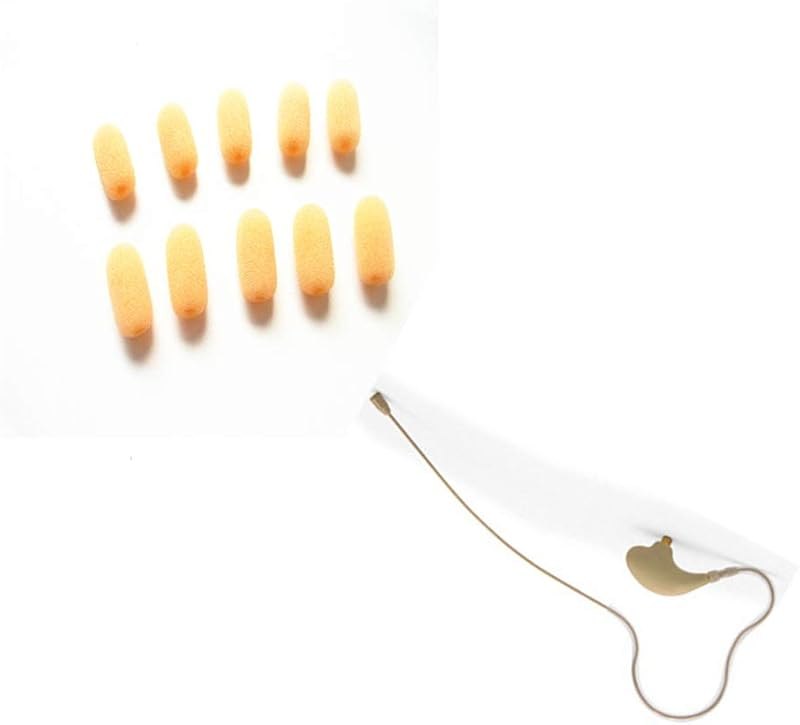 15 Pack Mini Lavalier (Tiny!) Foam Cover Windscreen for Countryman E6 and Other Headset Lapel Microphones (Tiny) —