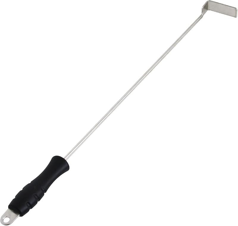 18 Inch BBQ Ash Tool for Kamado Joe Charcoal Smoker Big Green Egg Wood Burning Stove Ash Rake Grilling Poker