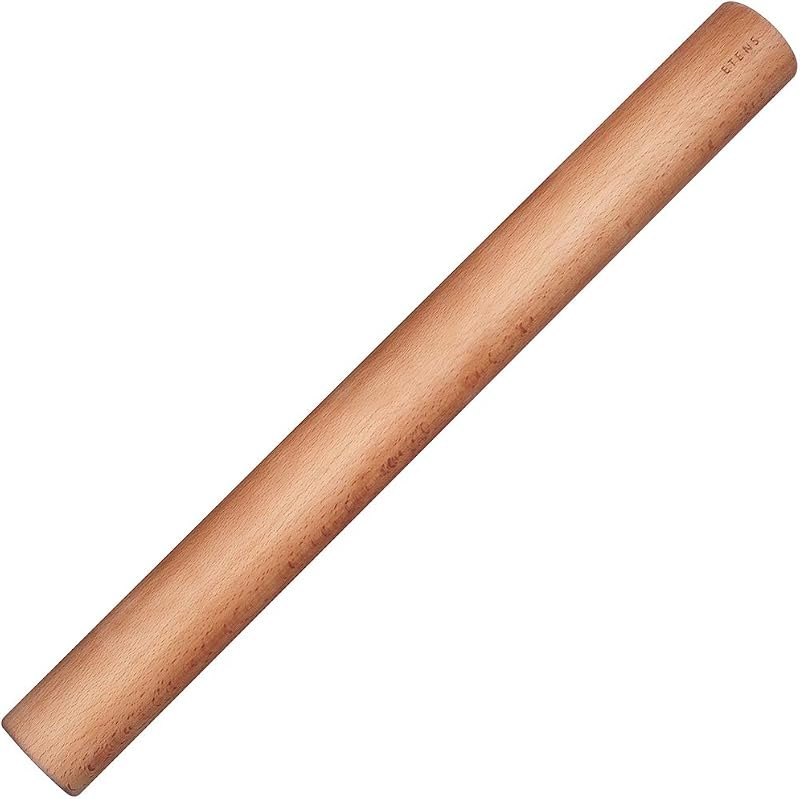 Etens Rolling Pin 17.3Inch, Professional Dowel Wood Rolling Pins for Baking Pasta Pizza Pie and Cookie, Wooden Dough