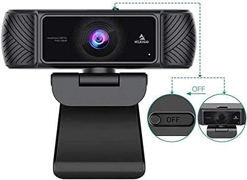 NexiGo N680 1080P Business Webcam with Microphone, Software and Privacy Cover, AutoFocus, Streaming USB Web Camera