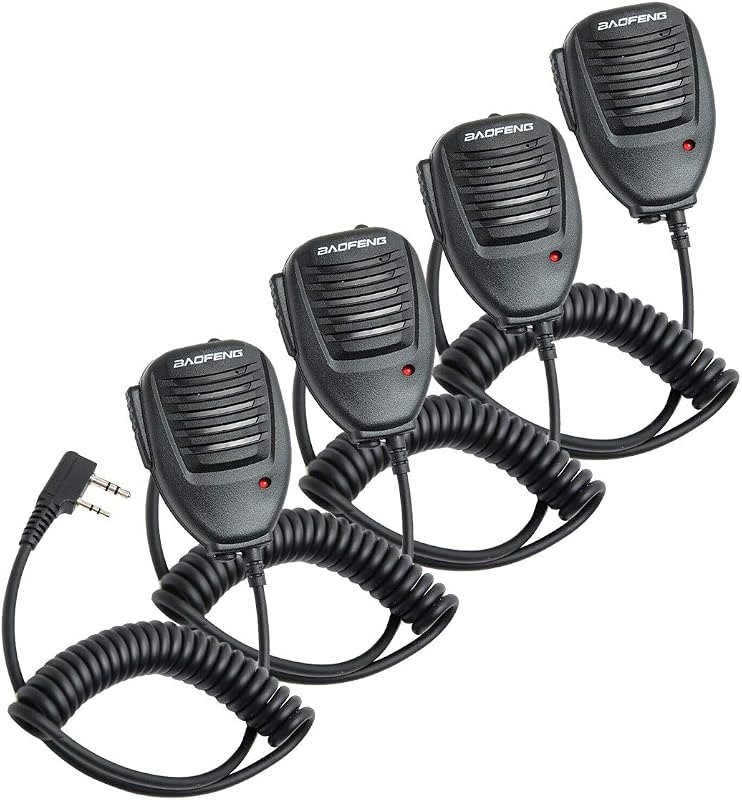 BAOFENG Microphone Police Walkie Talkie Mic Accessories Ham Radio Speaker Mic for UV-5R Mini BF-F8HP Pro AR-5RM DM32