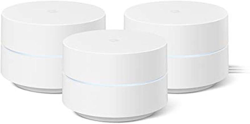 Google Wifi - AC1200 - Mesh WiFi System - Wifi Router - 4500 Sq Ft Coverage - 3 pack — mesh wifi 3 pack for mesh wifi