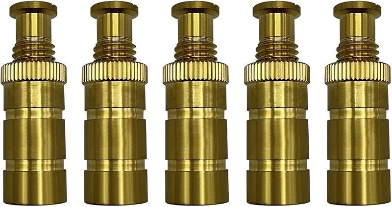 Poolzilla Pool Safety Cover Brass Anchors for Concrete and Pavers - 5 Pack - Universal Fit