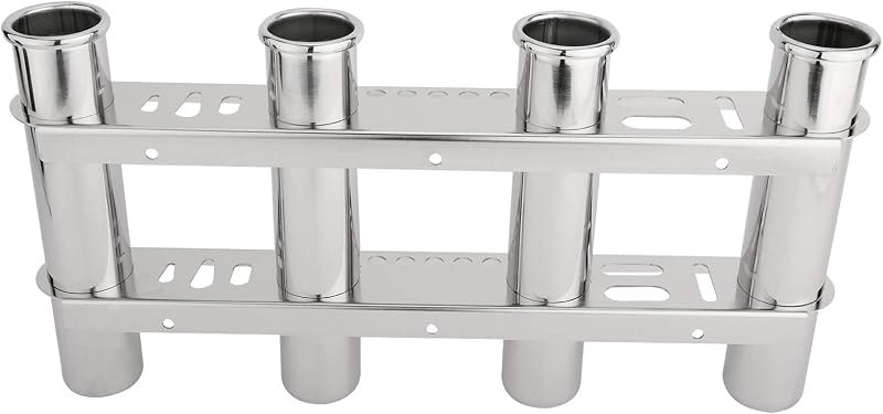 NovelBee 4 Tube Boat Fishing Rod Holders for Kayak,Stainless Rod Holders