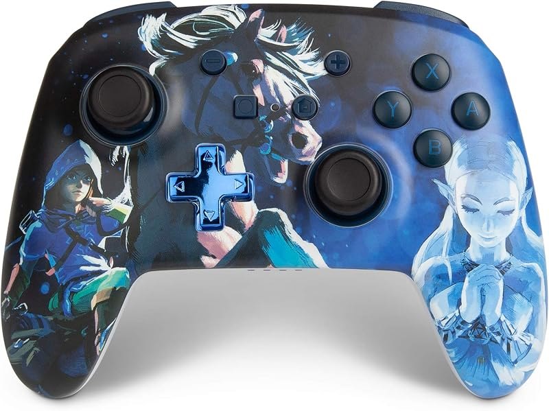 PowerA Enhanced Wireless Controller for Nintendo Switch/Switch 2 / Switch Lite/OLED Model - Legend of Zelda, Midnight