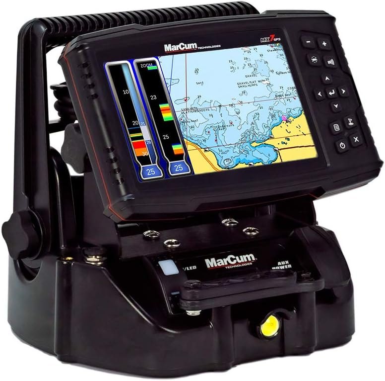 MarCum MX-7GPSLi Lithium Combo GPS/Sonar System — best GPS fish finder combo for gps fish finder combo