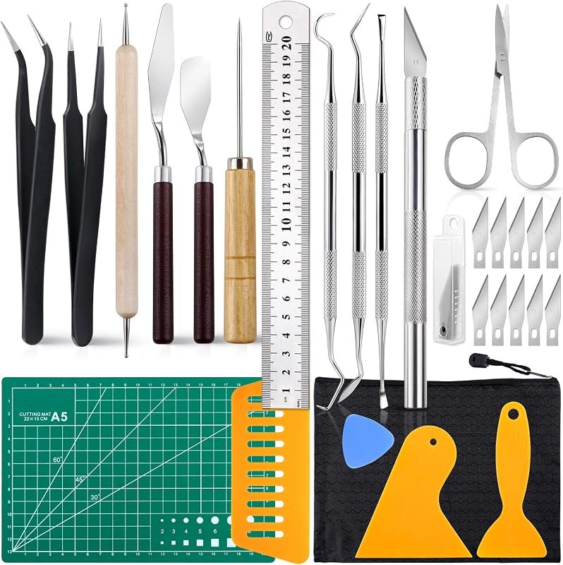 28 PCS Precision Craft Tools Set, Weeding Tools for Vinyl — craft knife for craft knife