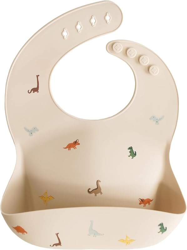 mushie Silicone Baby Bib — baby silicone bibs for baby silicone bibs