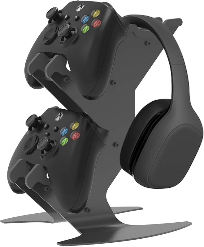 NBCP Controller Holder, Game Controller Rack Headset Stand for Xbox Series X S/Xbox one / PS5 / PS4 / NS/PC/Headset