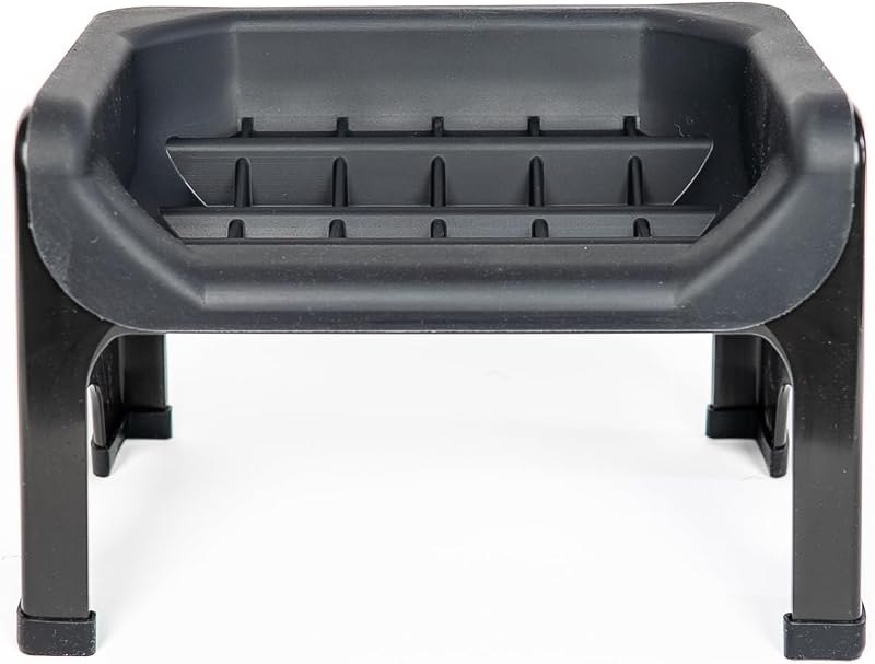 The Fluff Trough Elevated Slow Feeder Dog Bowl - Prevents Fast Eaters from Binging & Choking on Food, Minimizes Neck