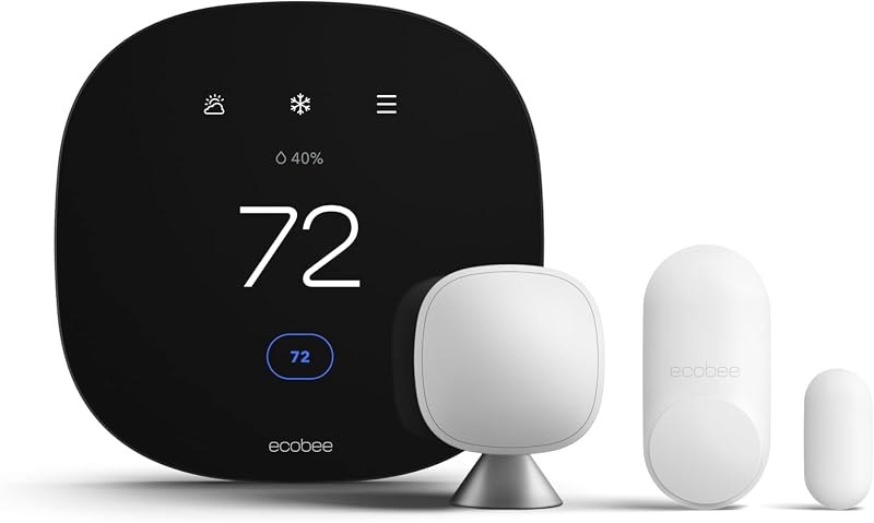 ecobee3 Lite Smart Thermostat with Whole Home Sensors Bundle — ecobee smart thermostat for ecobee smart thermostat