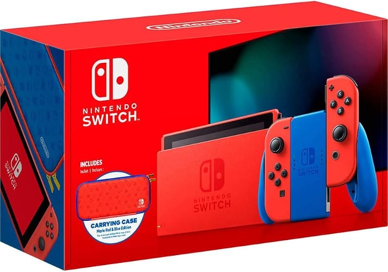 Nintendo Switch - Mario Red & Blue Edition - Switch — switch zelda edition for switch zelda edition