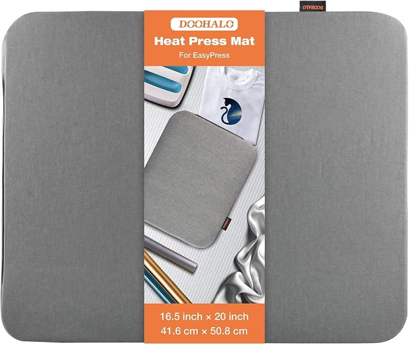 DOOHALO Heat Press Mat for Cricut Easy Press Craft Iron-on Mat for Power Heat Press Machine for Craft Vinyl Ironing