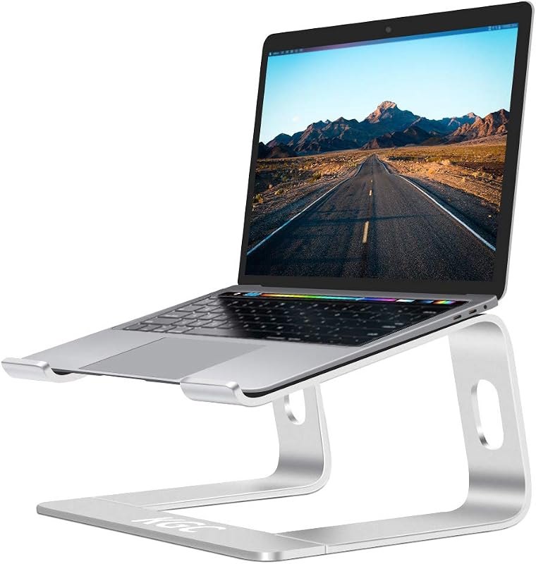 Laptop Stand, Ergonomic Aluminum Computer Stand for Desk,Protable Detachable Laptop Riser Holder Compatible with