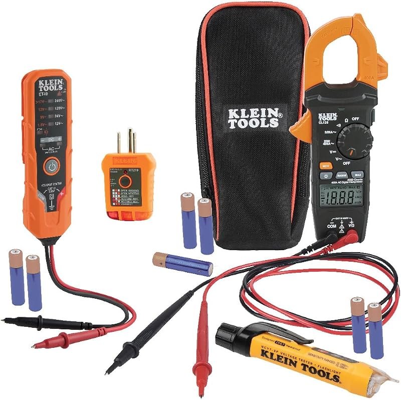 Klein Tools CL120VP Electrical Voltage Test Kit with Clamp Meter — tools multimeter for tools multimeter