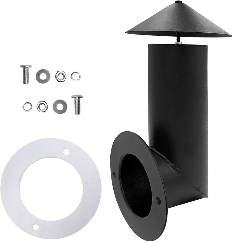 Pellet Grill Smoke Stack Chimney, Replacement Smoke Pipe Kit for Pit Boss, Traeger, Camp Chef Wood Grills and BBQ