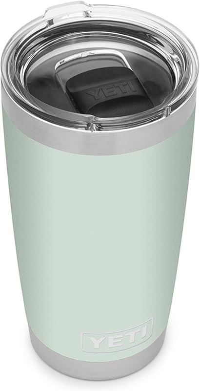 YETI Rambler 20 oz Tumbler Retired Color, Stainless Steel, Vacuum Insulated with MagSlider Lid, Sagebrush Green —