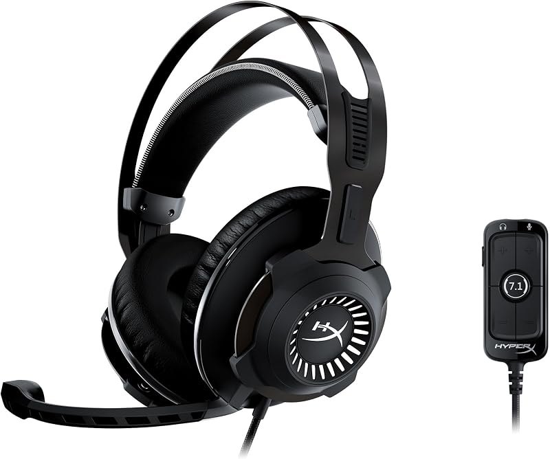 HyperX Cloud Revolver - Gaming Headset with HyperX 7.1 Surround Sound, Signature Memory Foam, Premium Leatherette
