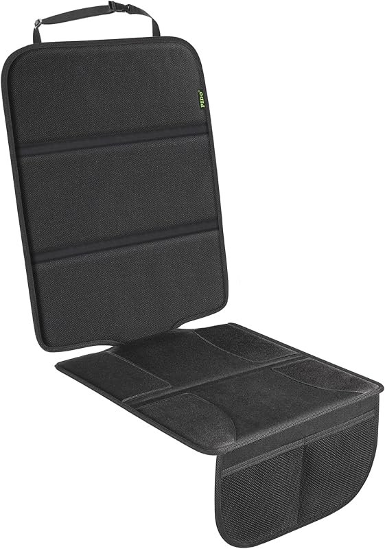 PIDO Car Seat Protector Under Baby Car Seat, Carseat Protection Pad, Black