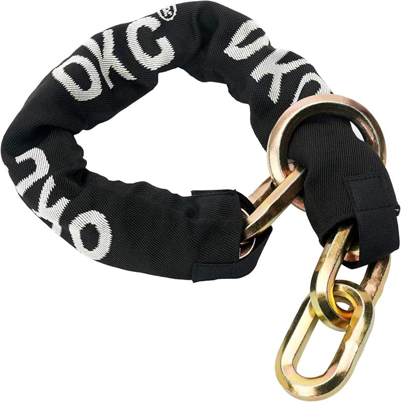 OKG Maximum Heavy Duty Security Chain 2.6 ft x 1/2 in Thick, Hardened Alloy Steel Lock Chain, Cut Proof Chain Ideal