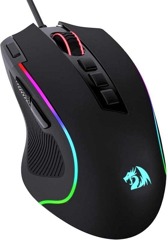 Redragon M612 Wired RGB Optical Gaming Mouse 8000 DPI Remapping Keys — PS6 Gaming Mouse for ps6 gaming mouse