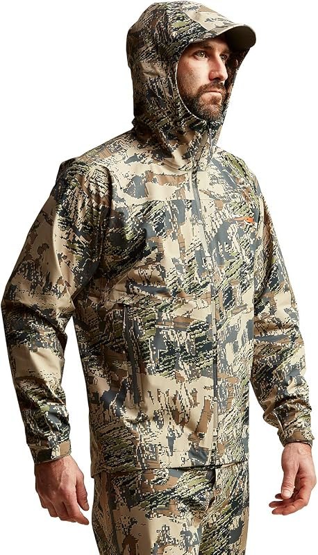 Dew Point Hooded Jacket - Lightweight and Waterproof Fishing Hunting Mens Jacket — hunting rain jacket for hunting