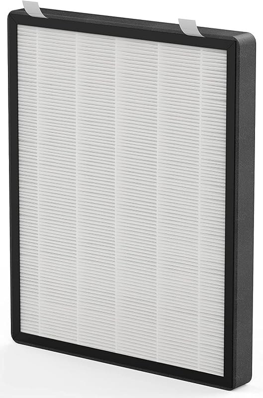 MOOKA H13 True HEPA Air Purifier Replacement Filter With Activated Carbon 4-in-1 For Large Room Filter Allergies