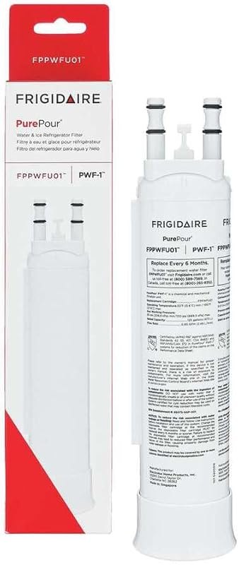 Frigidaire FPPWFU01 PWF-1 Refrigerator Water Filter Replacement — inline refrigerator water filter for inline