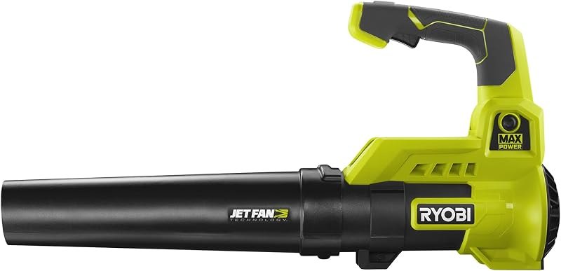 Turbo RYOBI 36V Max Power Blower - Without Battery or Charger RY36BLA-0 — Outdoor Debris Blower for outdoor debris