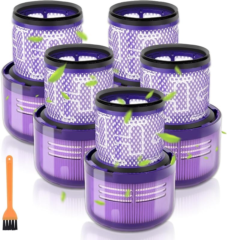 (5 Pack) V11 Origin Replacement Vacuum Filters for Dyson V11 Animal, V11 Torque Drive, V11 Complete, V11 Extra, V11