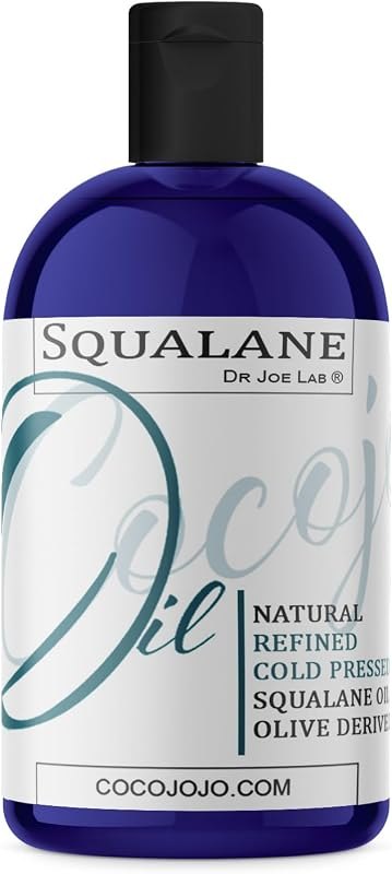 Dr Joe Lab Squalane Oil Pure Plant Derived Refined Cold Pressed Squalene From Olives Vegan Undiluted Bulk Carrier Oil