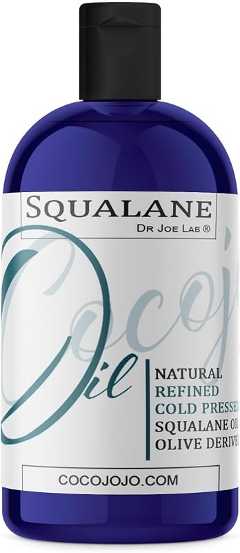 Dr Joe Lab Squalane Oil Pure Plant Derived Refined Cold Pressed Squalene From Olives Vegan Undiluted Bulk Carrier Oil