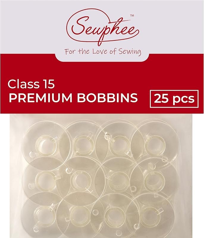25pcs Premium Class 15 Bobbins — sewing machine bobbin case for sewing machine bobbin case