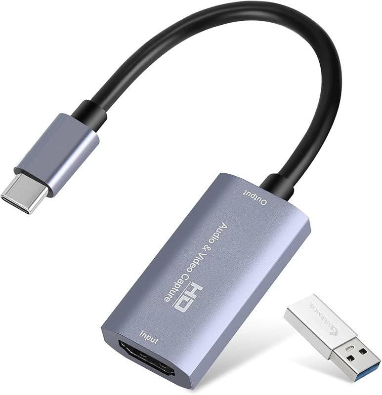 Guermok Video Capture Card, 4K USB3.0 HDMI to USB C, 1080P 60FPS & 2K 30FPS — best 4k 60hz capture card for 60hz