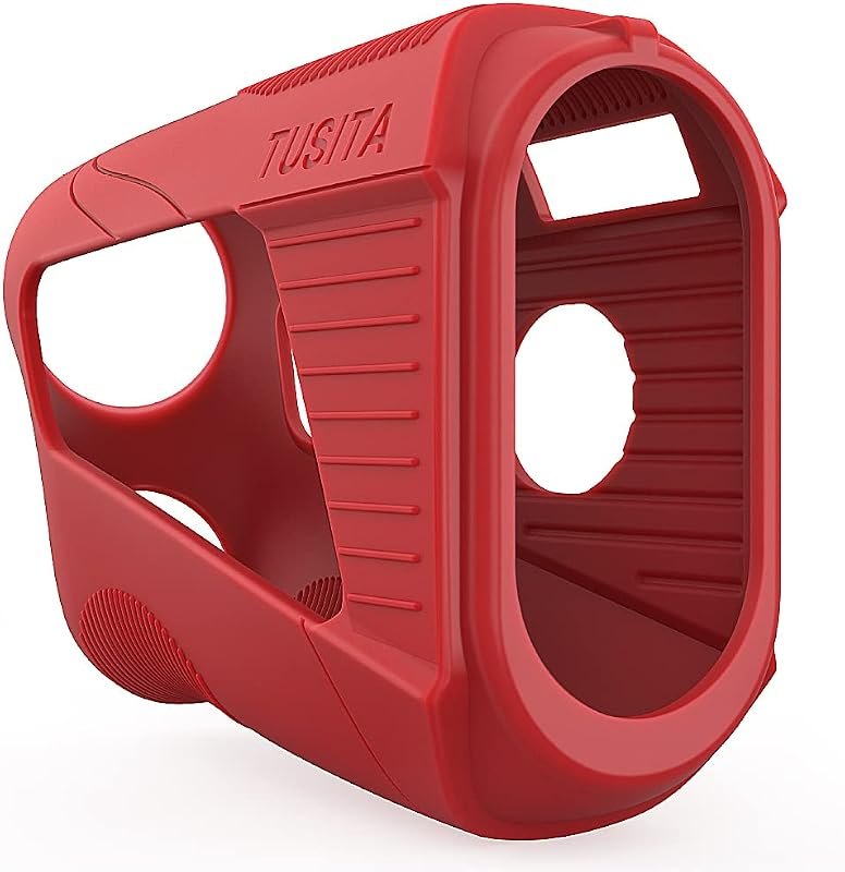 TUSITA Silicone Case Compatible with Bushnell Tour V5 Slope Shift Laser Golf Rangefinder - Red — golf rangefinder case