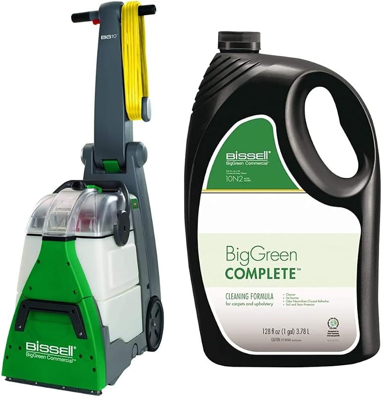 Bissell BigGreen Commercial BG10 Deep Cleaning Carpet Extractor Machine Bundle — carpet cleaner machine for carpet