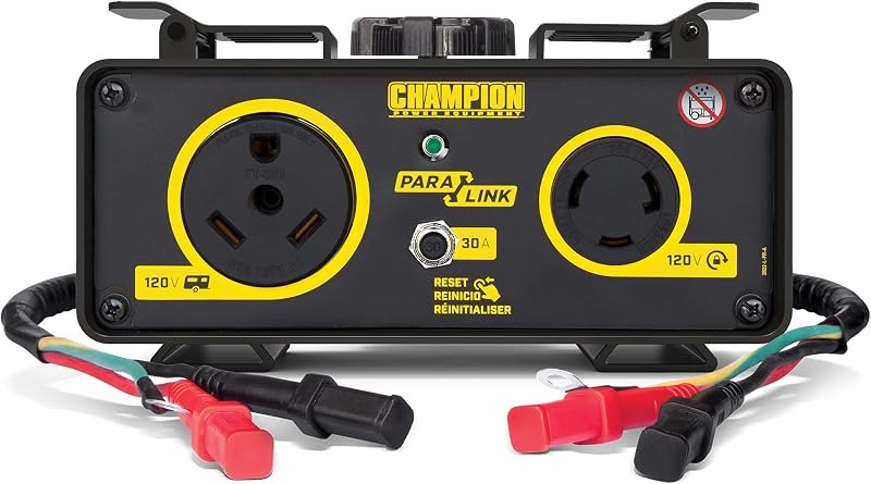 Champion Power Equipment 100740 30-Amp ParaLINK Parallel Kit for Linking Two 2000 to 3000 Watt Inverter Generators, RV