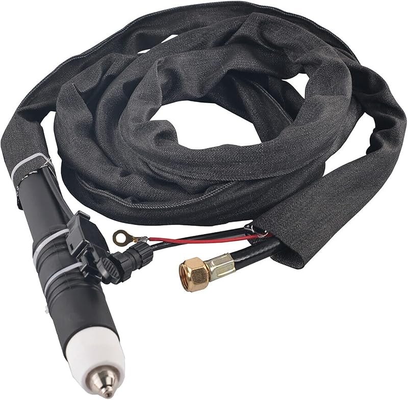P-80 Pilot Arc Plasma Cutting Torch, P80 Air Plasma Cutter Non-touch Straigh Machine Torch For CNC Plasma Cutter Gun