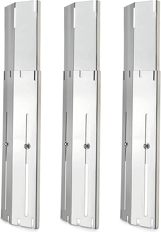 Universal Grill Heat Plates Heat Tents Heat Shields for Gas Grill, Adjustable Barbecue BBQ Grill Flame Tamers Burner