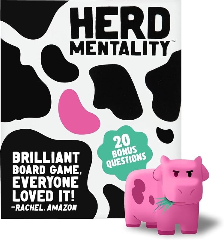 Herd Mentality Board Game: #1 Family Party Game, 4-20 Players — best Brewers bullpen's historic game for brewers