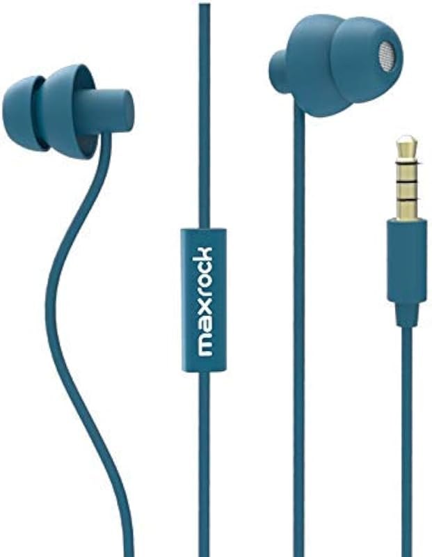 MAXROCK Sleep Earplugs - Noise Isolating Ear Plugs Sleep Earbuds Headphones with Unique Total Soft Silicone Perfect