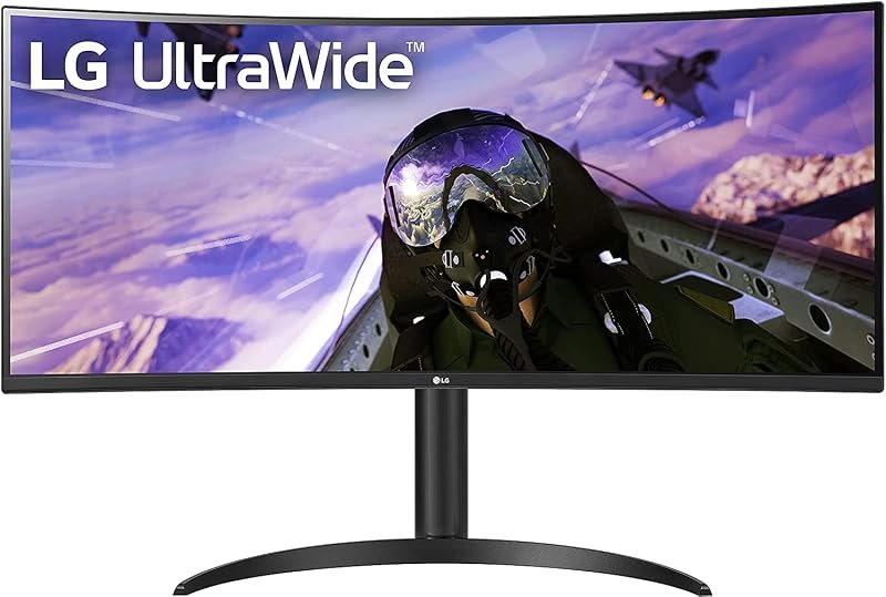 LG 34WP65C-B UltraWide Computer Monitor 34-inch QHD (3440x1440) 160Hz, HDR10, AMD FreeSync Premium, Built-in Speaker